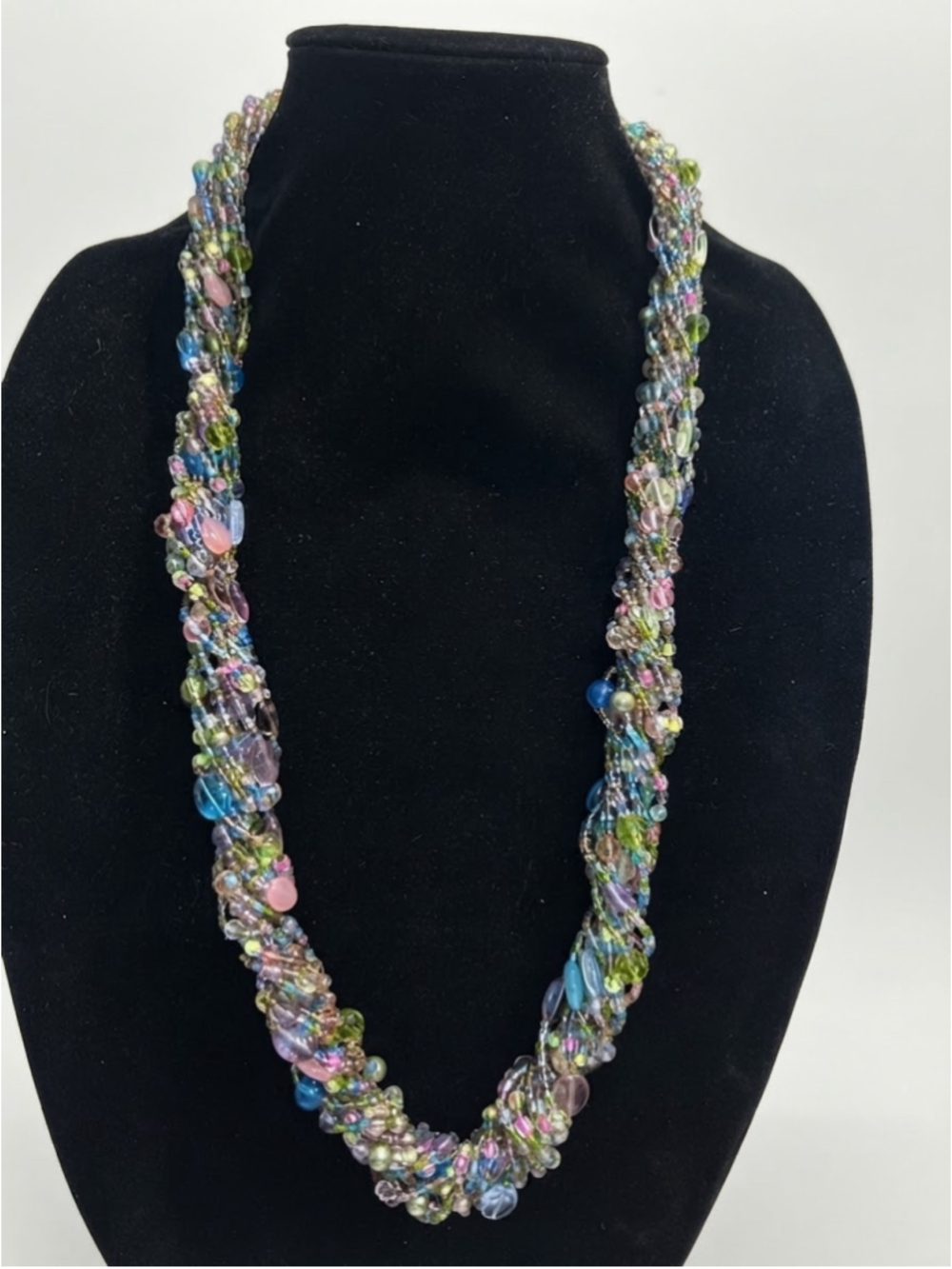 Women's Joan Rivers Classics Collection Pastel Multi-Strand Torsade Necklace 28”
